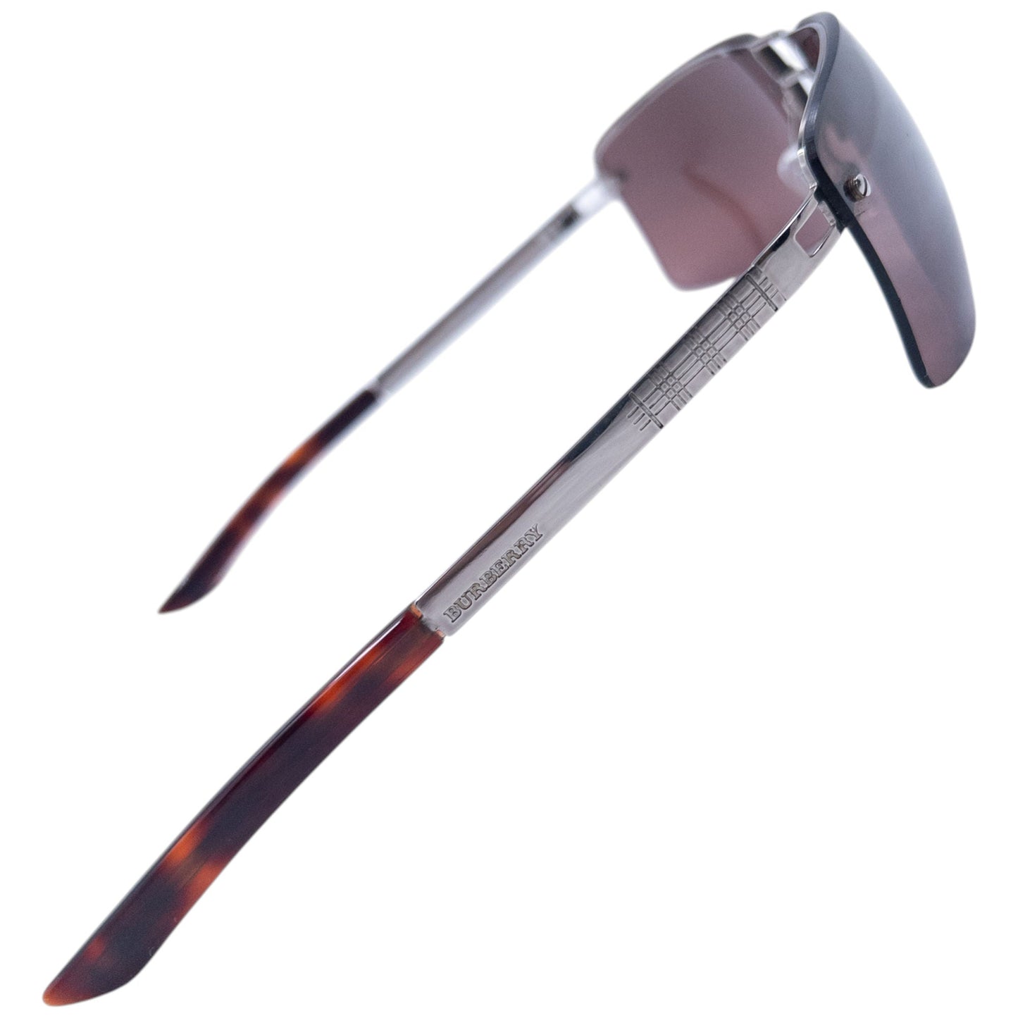 Vintage 2000s Burberry Rimless Sunglasses | O/S, Brown