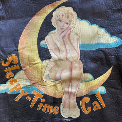 Avirex 'Sleepy-Time Gal' A2 Leather Flight Jacket - XS / S