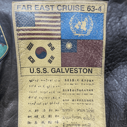 Avirex 1991 Top Gun Gavelston G-1 Flight Jacket - XS/S | S/M, Brown