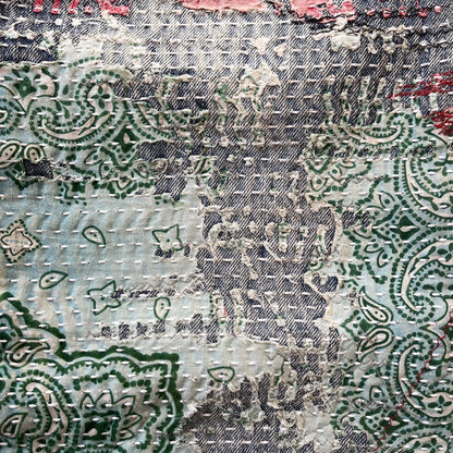 Boro Bandana Sashiko Distressed Jeans - W30"