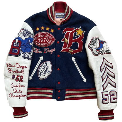 Whitesville 'Forest Park Bull Dogs' Varsity Jacket - M