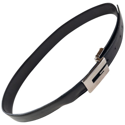 Vintage 2000s Gucci Leather Belt Size S | O/S, Black