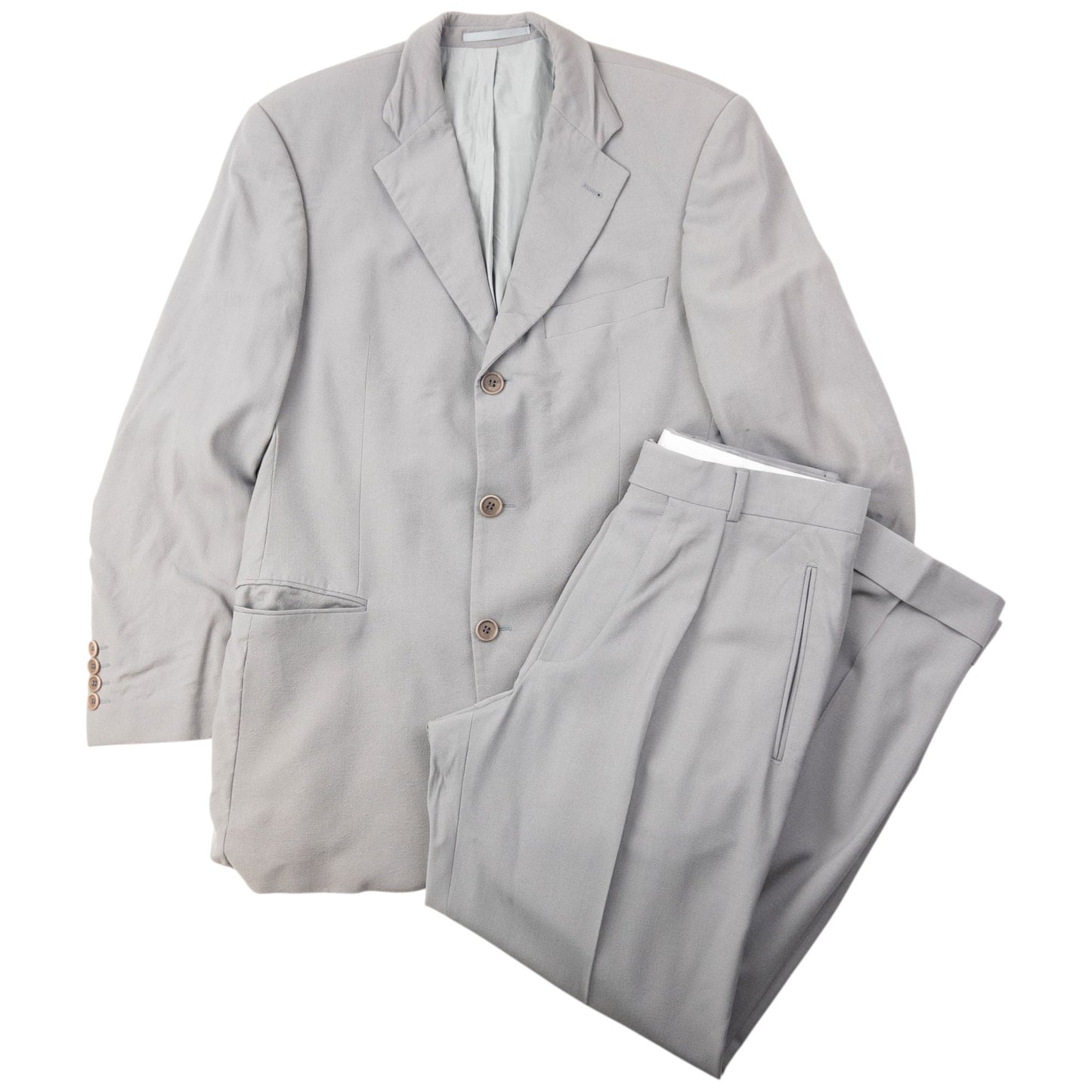 Vintage 2000s Hugo Boss Einstein Sigma Jacket & Trousers Suit Set Size S | Small, Grey