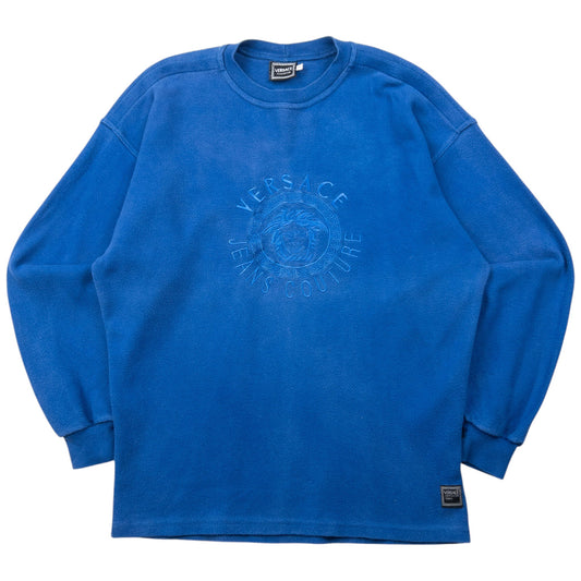 Vintage 90s Versace Jeans Couture Embroidered Sweatshirt Size S
