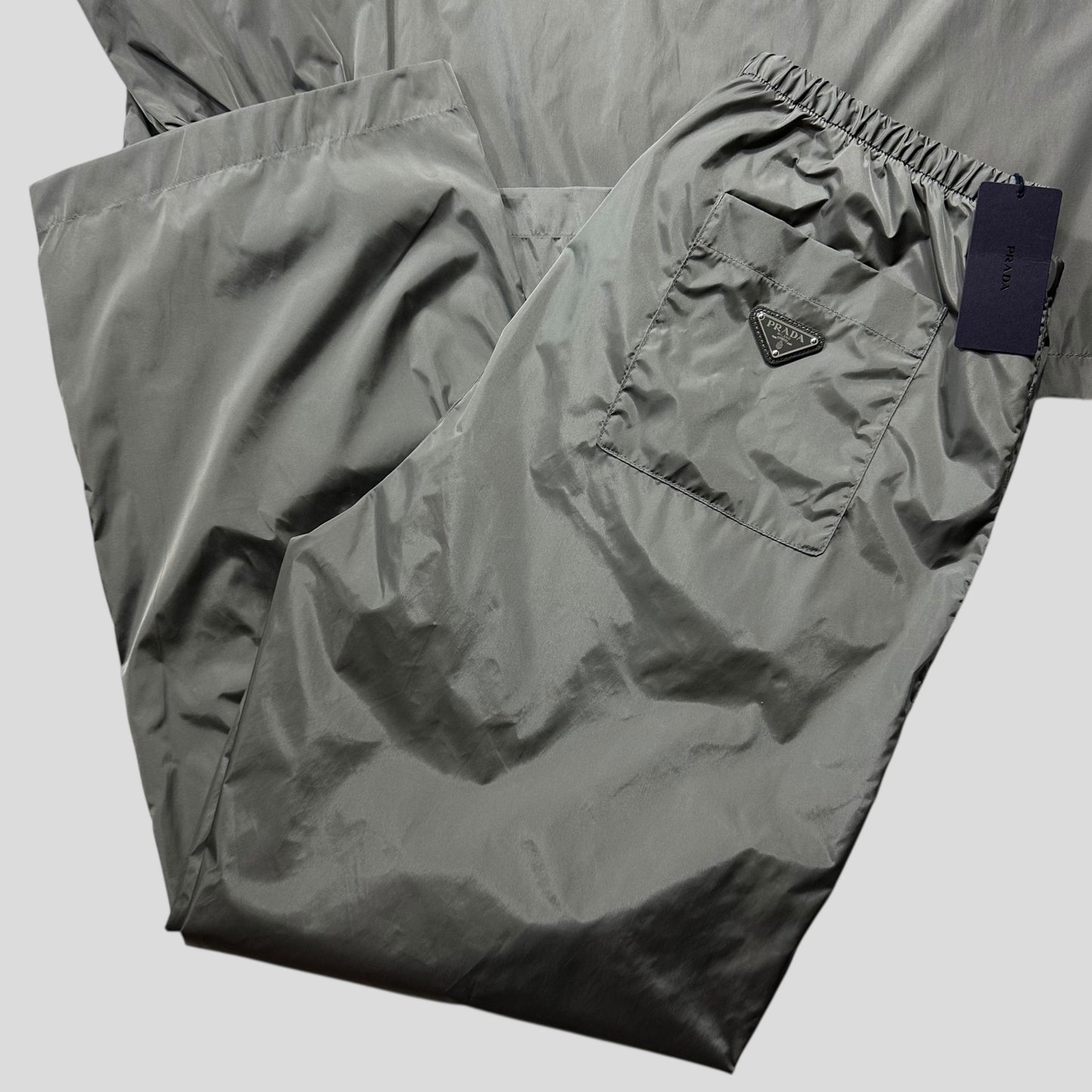 Prada 2024 Light Technical Nylon Smock Jacket + Trousers - L-XXL+