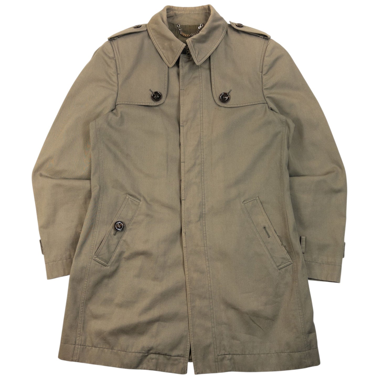Vintage Burberry Prorsum Button Up Jacket Size M | Medium, Grey