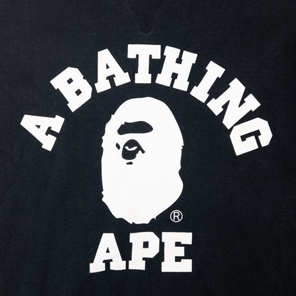 Vintage Bape College Logo Sweatshirt Size M