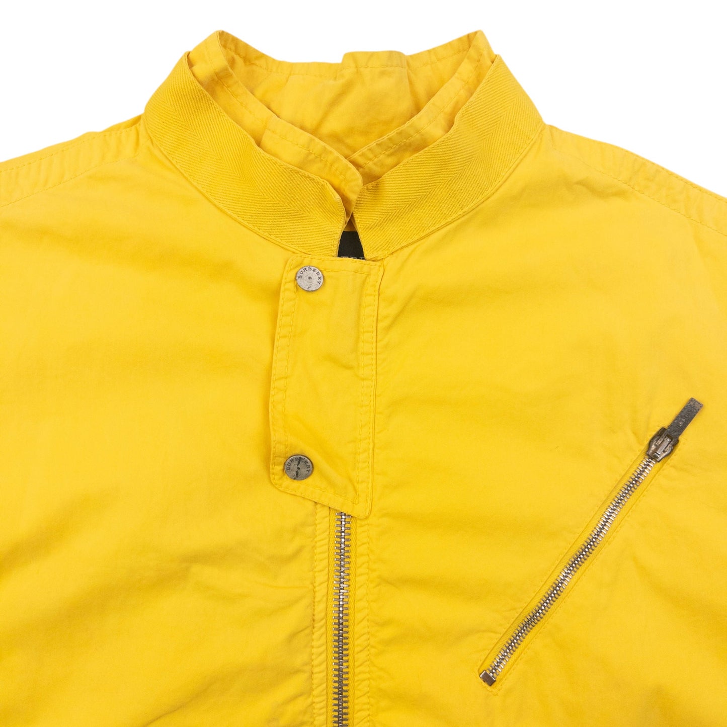 Vintage 2000s Burberry Zip Up Jacket Size L | Large, Yellow