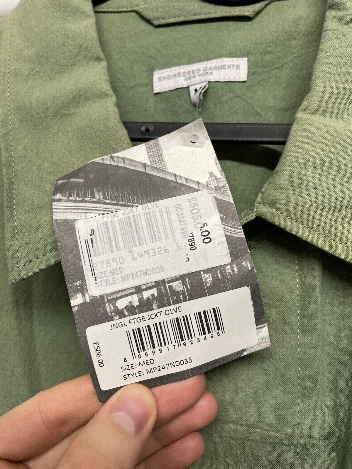 New Engineered Garments Jungle Fatigue Jacket, Size Medium RRP £500 | Medium, Multicoloured