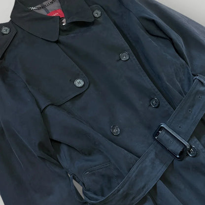 Burberry Women's Double Breasted Belted Short Trench Coat S