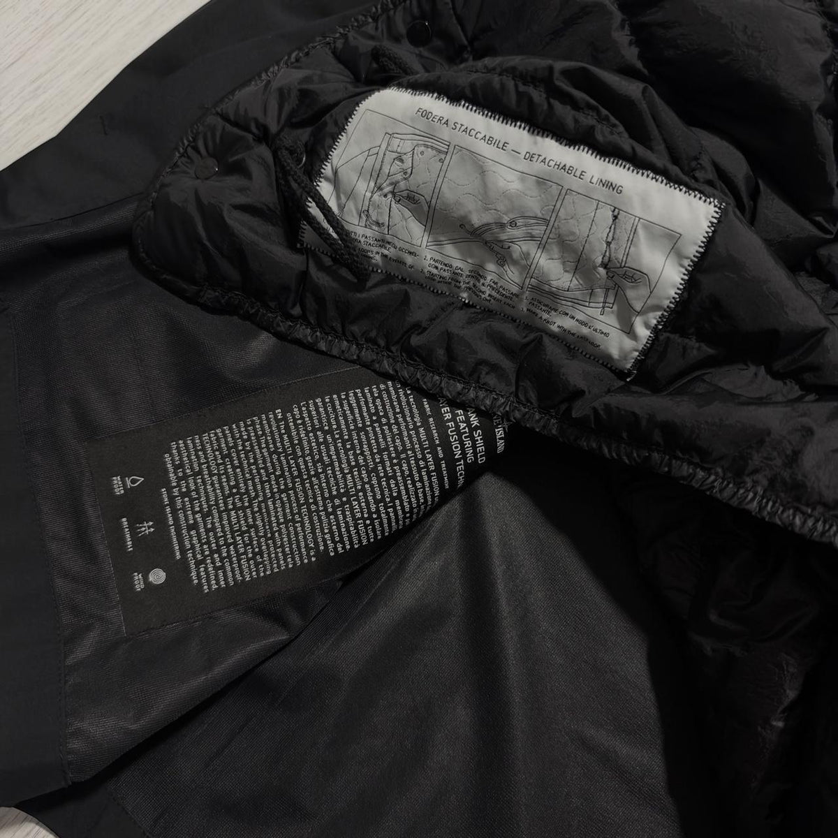Stone Island Tank Shield Down Jacket | XL, Tan