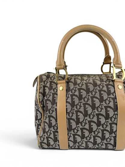 Vintage 2001 Christian Dior Monogram Mini Boston Handbag | O/S, Multicoloured