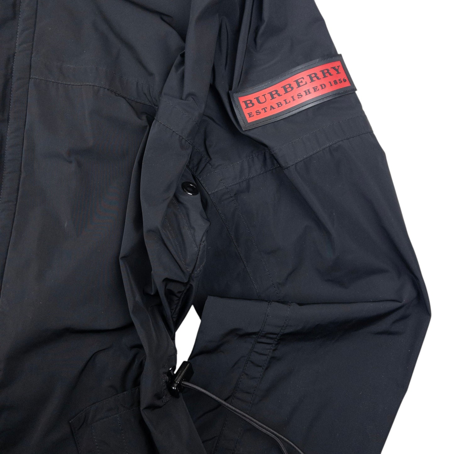 Vintage 2000s Burberry Packable Zip Up Jacket Size M | Medium, Black