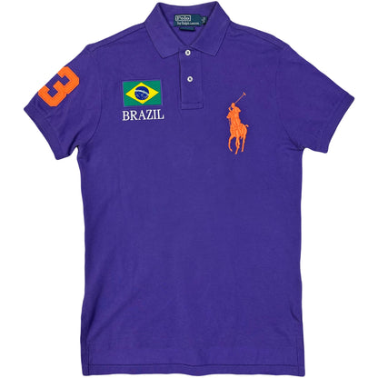 Ralph Lauren Brazil Polo In Purple ( S )