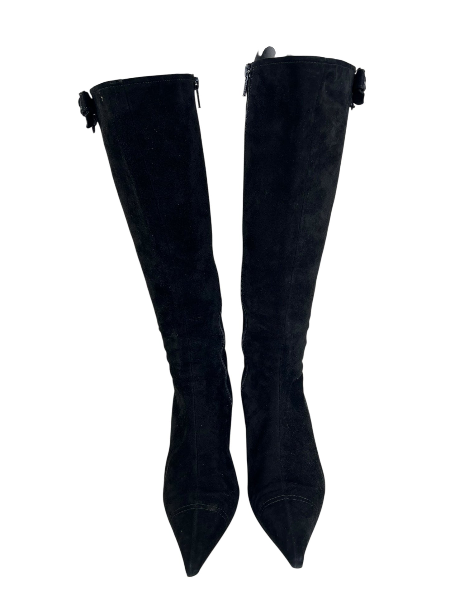 Miu Miu 2000s kitten heel boots | BLACK, Black