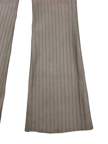 Gucci F/W 1999 leather pinstripe trousers Tom Ford era