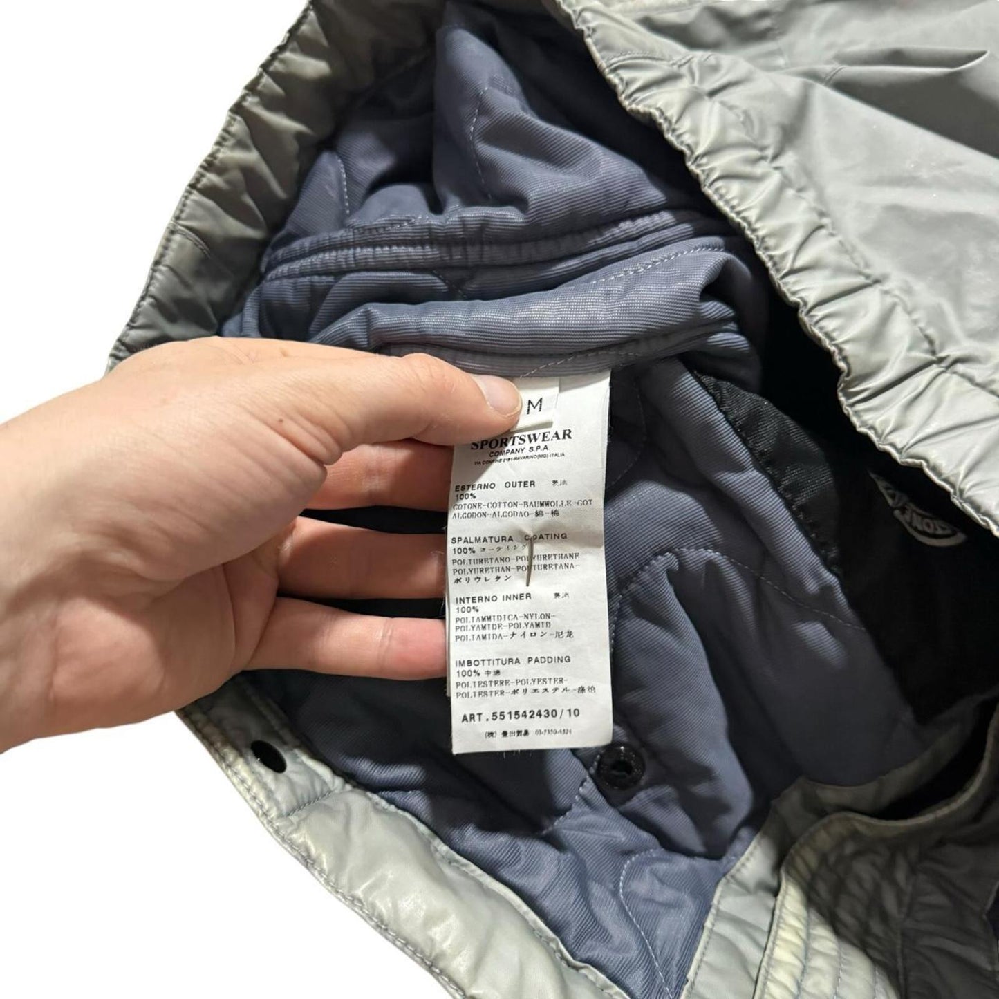 Stone Island Mussola Gommata Jacket | Medium, Red