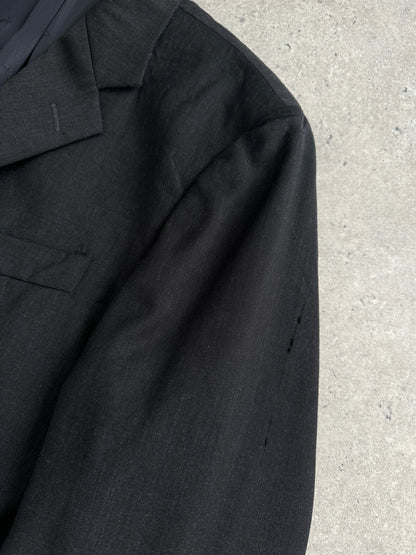 Yves Saint Laurent Pour Homme 1990s Pure Wool Single Breasted Blazer - 40R/XL