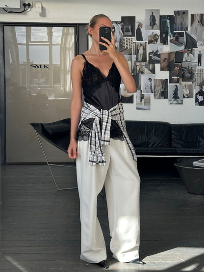 Vintage 2000s Lace Cami Top - M