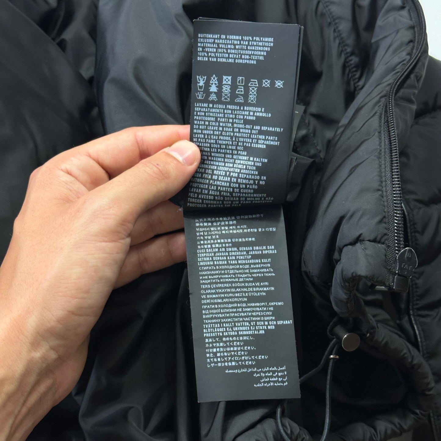 Prada 2018 Laminated Nylon Duck Down Puffer - IT52 (L) | Default Title, Black