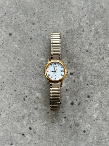 Accurist 1990s Gold Tone Quartz Watch