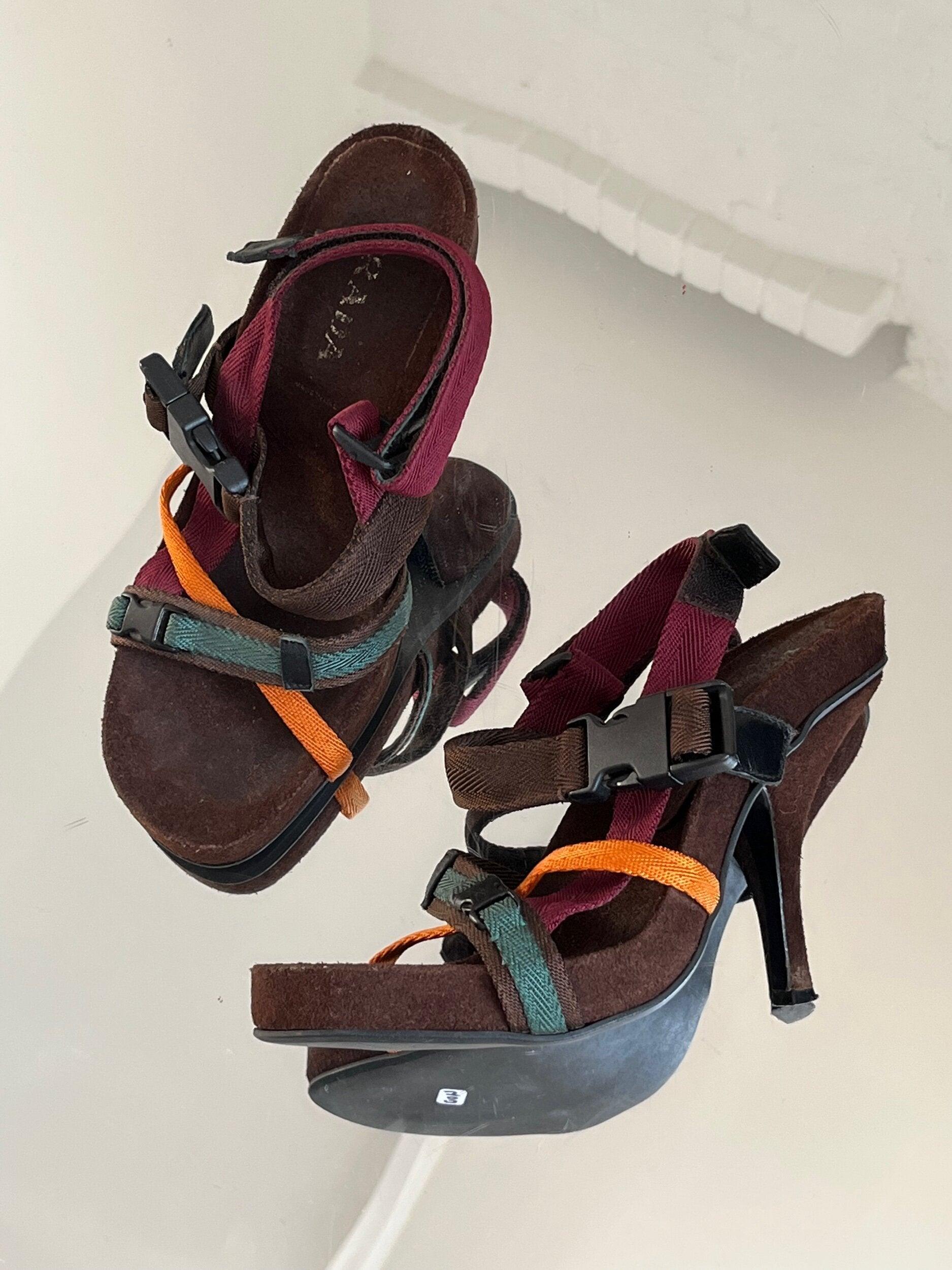 Prada Buckle heels - Known Source