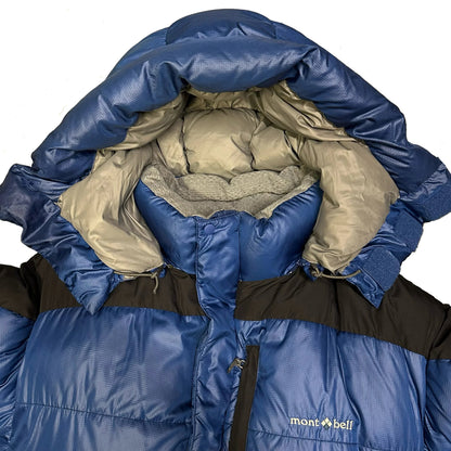 Montbell Ventisca Down Puffer Jacket In Navy & Blue ( L )