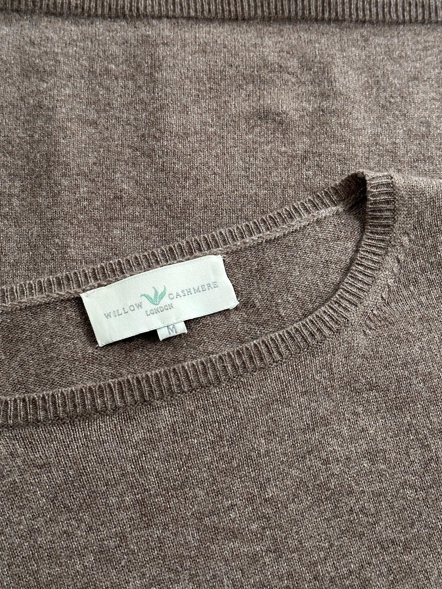 Vintage Pure Cashmere Handmade Knitted Jumper - M/L