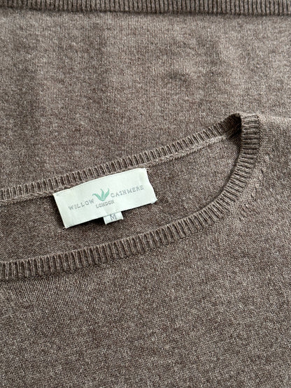 Vintage Pure Cashmere Handmade Knitted Jumper - M/L