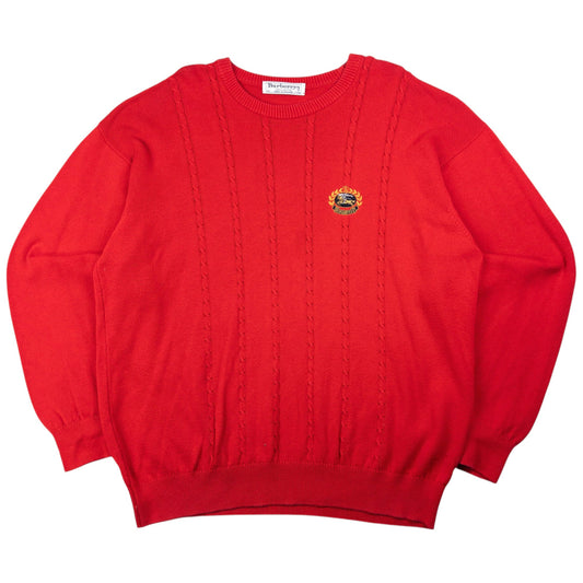 Vintage Burberry Knit Jumper Size XL