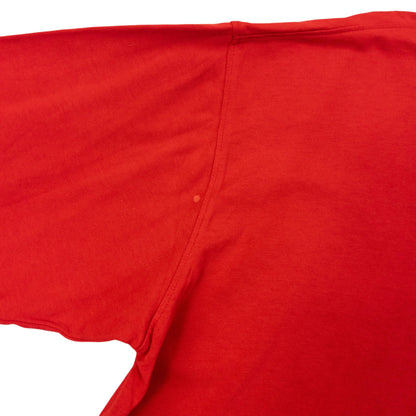 Vintage 90s Burberry Embroidered T Shirt Size M | Medium, Red