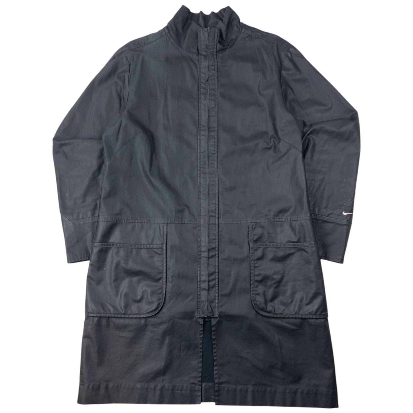 Vintage 2000s Nike Zip Up Rain Jacket Size M | Medium, Black