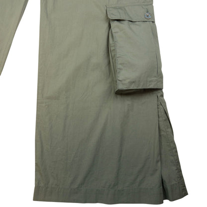 Vintage Armani Jeans Lightweight Wide Cargo Trousers Womens Size W30