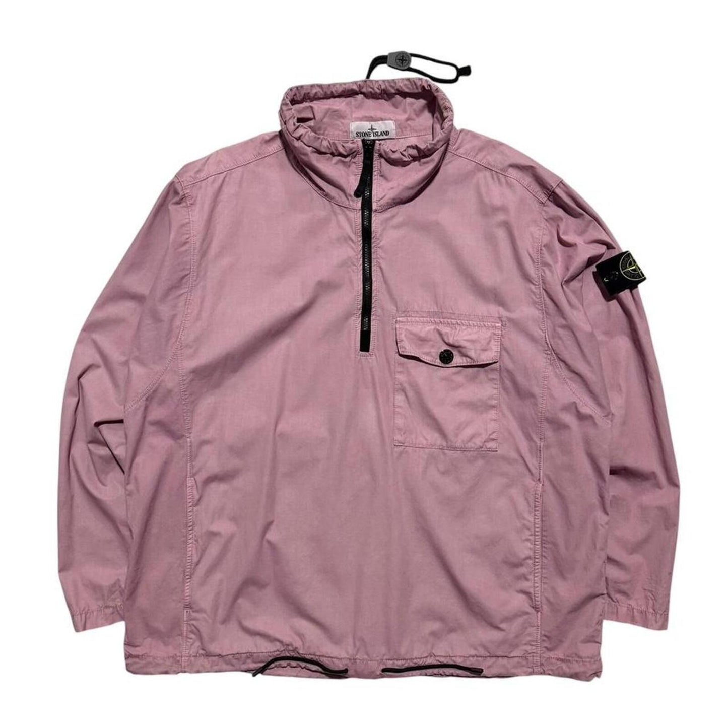 Stone Island Pink Pullover Smock Jacket | XL, Pink