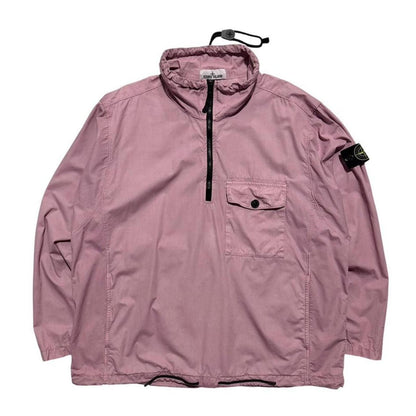 Stone Island Pink Pullover Smock Jacket | XL, Pink