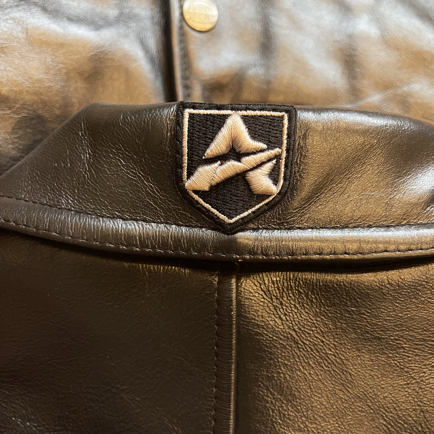 Avirex Leather Varsity Jacket - XS