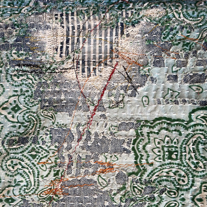 Boro Bandana Sashiko Distressed Jeans - W30"