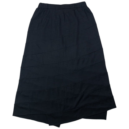 Vintage 90s Issey Miyake Asymmetric Skirt Womens Size L | Large, Black