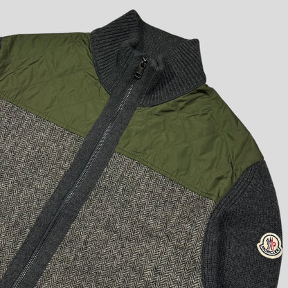 Moncler Wool & Nylon Maglione Tricot Cardigan Jacket - L (M)