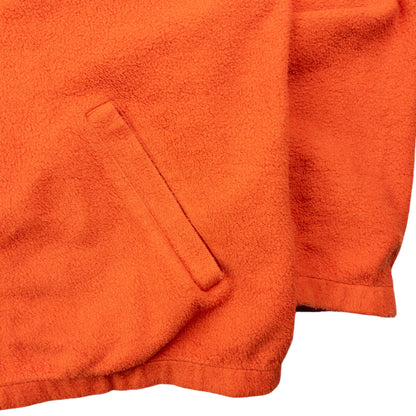 Vintage 2000s YSL Yves Saint Laurent Zip Up Fleece Jacket Size XXL | XXL, Orange