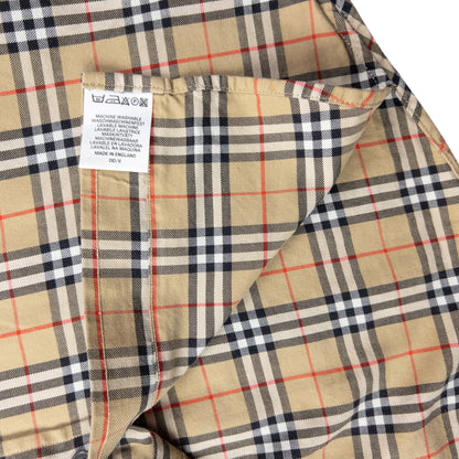 Vintage 90s Burberry Collection Nova Check Long Sleeve Button Up Shirt Size S | Small, Multicoloured