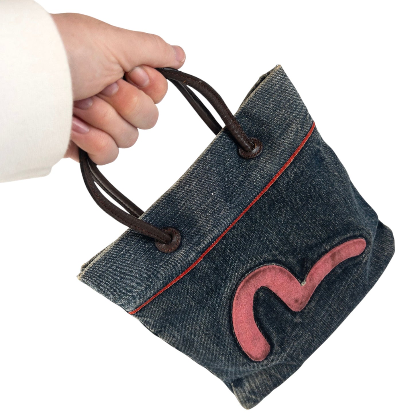 Vintage Evisu Gull Japanese Denim Handbag