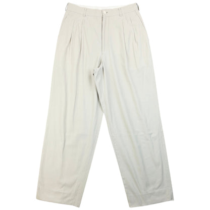 Vintage 1993 Comme Des Garçons HOMME Pleated Trousers Size W29 | W29, Cream