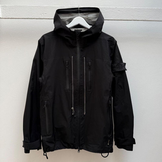 Stone Island Goretex Paclite Jacket in Black (S) | Small, Black