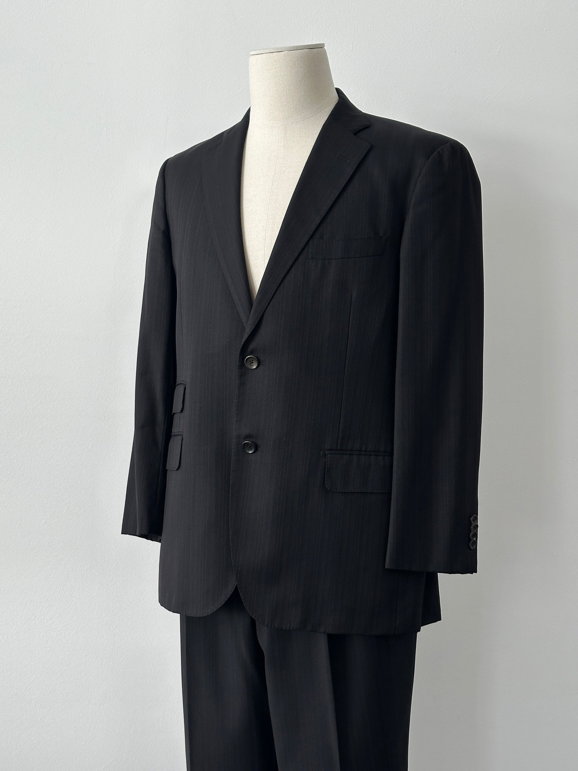 Loro Piana x Visaruno 1990s Pure Wool Single Breasted Suit - 42S/W34