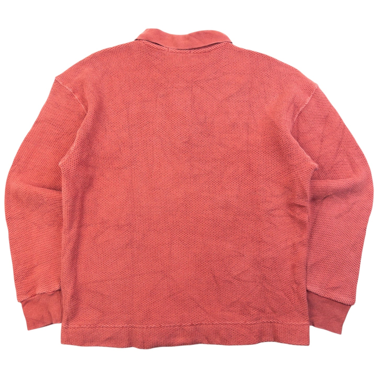 Vintage 80s Issey Miyake MEN Knit Polo Jumper Size S | Small, Pink