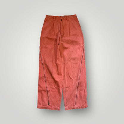 Issey Miyake 80’s Twisted Zip Cotton Trousers 28”