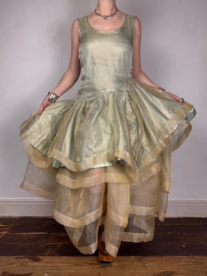 Vivienne Westwood F/W 2012 Queen’s Jubilee Capsule Collection Gold Label lamé organza gown
