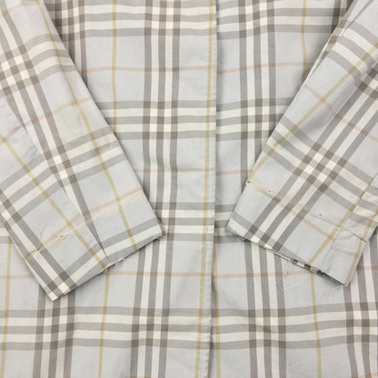 Vintage 2000s Burberry Nova Check Trench Jacket Womens Size L