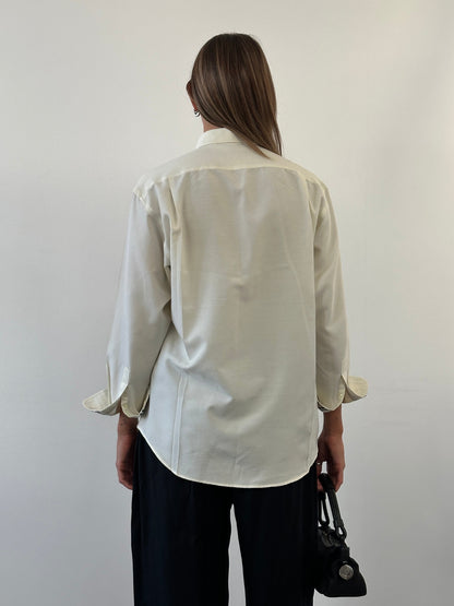 Burberry London 1990s Cotton Logo Shirt - M